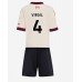 Maillot de foot Liverpool Virgil van Dijk #4 Extérieur vêtements enfant 2025-26 Manches Courtes (+ pantalon court)